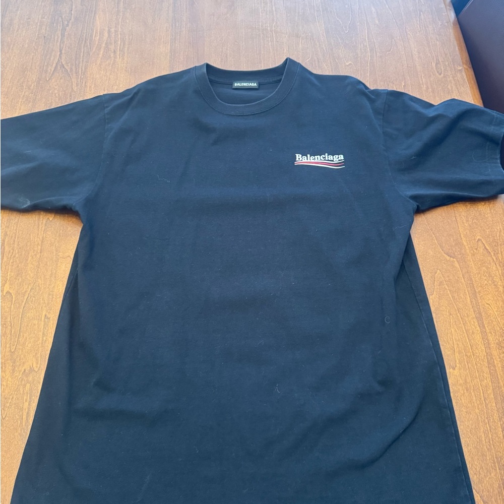 Balenciaga Black Short Sleeve Tee